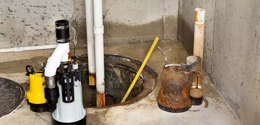 Installing Sump Pump in Finished Basement in Perris, CA